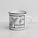 Right View Custom Oconomowoc Wisconsin Map Enamel Mug in Classic