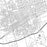 Odessa Texas Map Print in Classic Style Zoomed In Close Up Showing Details