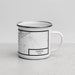 Right View Custom Odessa Texas Map Enamel Mug in Classic