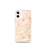 Custom Odessa Texas Map iPhone 12 mini Phone Case in Watercolor