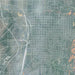 Ogden Utah Map Print in Afternoon Style Zoomed In Close Up Showing Details