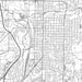 Ogden Utah Map Print in Classic Style Zoomed In Close Up Showing Details