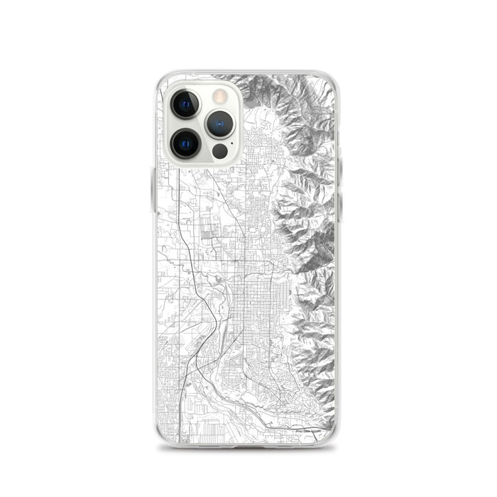 Custom Ogden Utah Map iPhone 12 Pro Phone Case in Classic