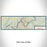 Flat View of Map Custom Oil City Pennsylvania Map Enamel Mug in Woodblock