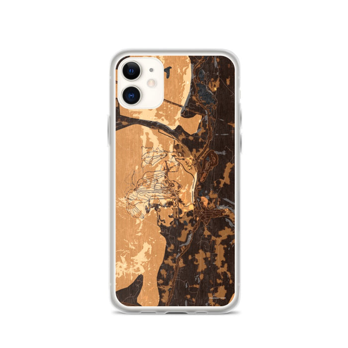 Custom Okemo Vermont Map Phone Case in Ember