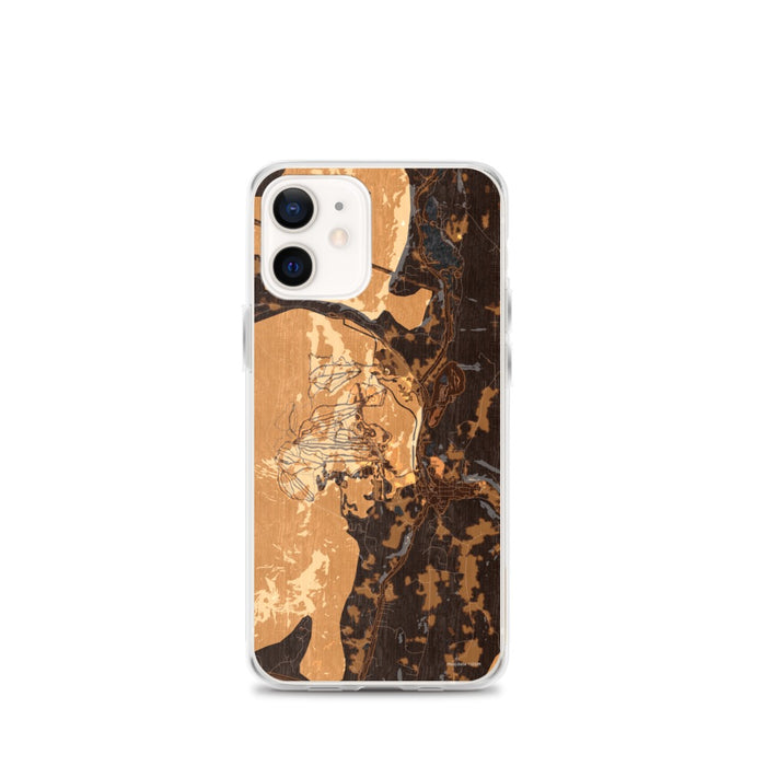 Custom Okemo Vermont Map iPhone 12 mini Phone Case in Ember