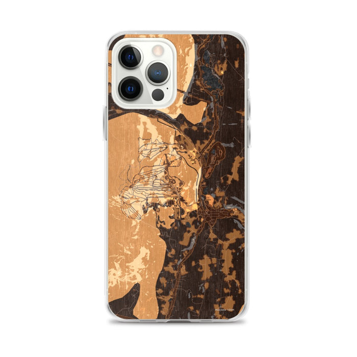 Custom Okemo Vermont Map iPhone 12 Pro Max Phone Case in Ember