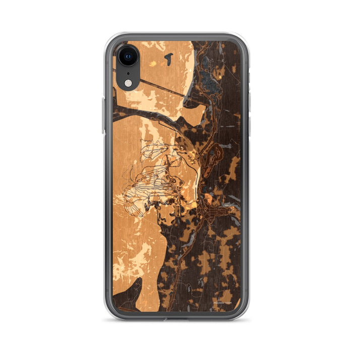 Custom Okemo Vermont Map Phone Case in Ember