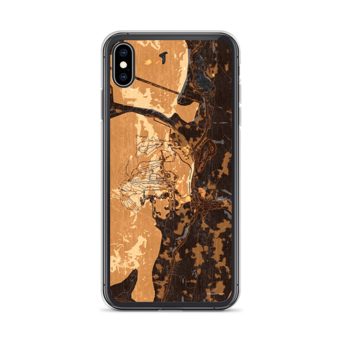 Custom Okemo Vermont Map Phone Case in Ember