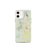 Custom Okemo Vermont Map iPhone 12 mini Phone Case in Woodblock