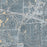 Okemos Michigan Map Print in Afternoon Style Zoomed In Close Up Showing Details