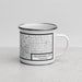 Right View Custom Oklahoma City Oklahoma Map Enamel Mug in Classic