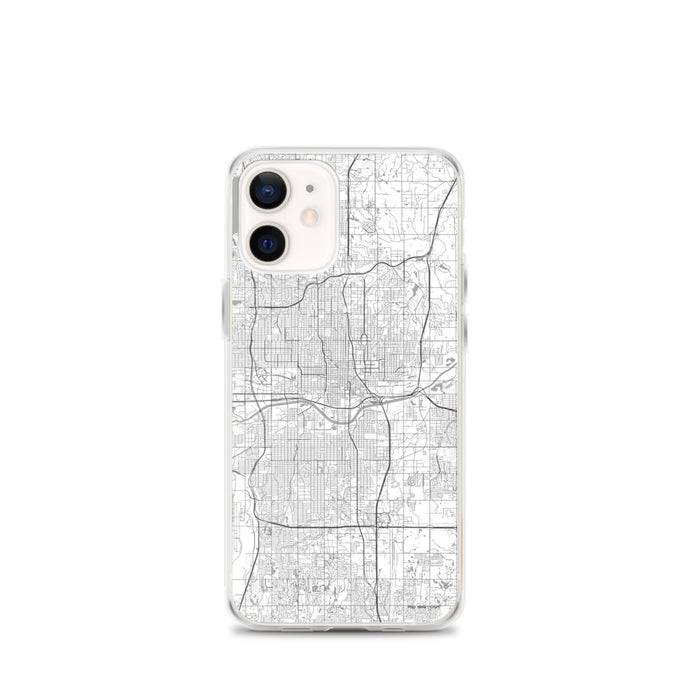 Custom Oklahoma City Oklahoma Map iPhone 12 mini Phone Case in Classic