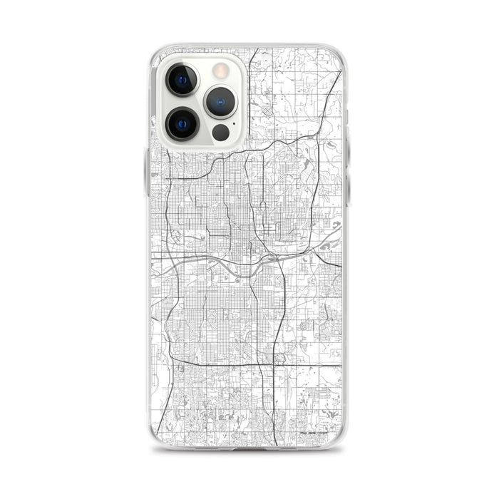 Custom Oklahoma City Oklahoma Map iPhone 12 Pro Max Phone Case in Classic