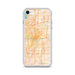 Custom Oklahoma City Oklahoma Map iPhone SE Phone Case in Watercolor