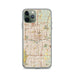 Custom Oklahoma City Oklahoma Map Phone Case in Woodblock