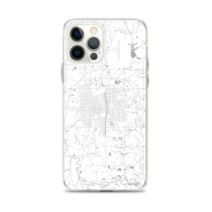 Custom Okmulgee Oklahoma Map iPhone 12 Pro Max Phone Case in Classic