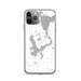 Custom Okoboji Iowa Map Phone Case in Classic