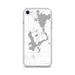 Custom Okoboji Iowa Map Phone Case in Classic