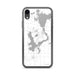 Custom Okoboji Iowa Map Phone Case in Classic