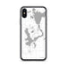 Custom Okoboji Iowa Map Phone Case in Classic