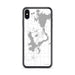Custom Okoboji Iowa Map Phone Case in Classic