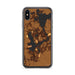 Custom Okoboji Iowa Map Phone Case in Ember