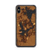 Custom Okoboji Iowa Map Phone Case in Ember