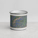 Front View Custom Old Rag Mountain Virginia Map Enamel Mug in Afternoon