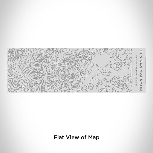Rendered View of Old Rag Mountain Virginia Map Engraving on 10oz Stainless Steel Insulated Cup with Sipping Lid