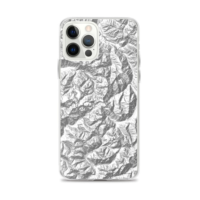 Custom Olympic National Park Map iPhone 12 Pro Max Phone Case in Classic