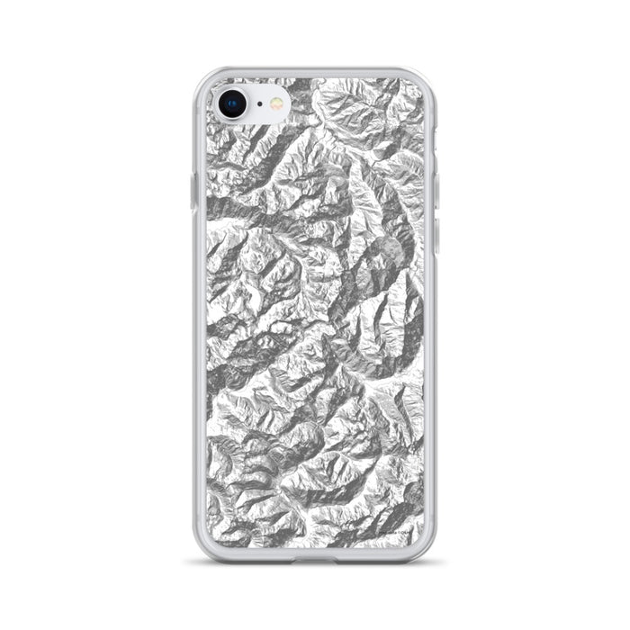 Custom Olympic National Park Map iPhone SE Phone Case in Classic