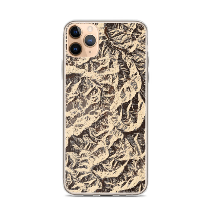 Custom Olympic National Park Map Phone Case in Ember