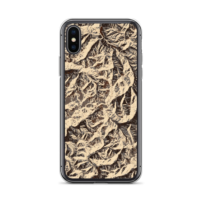 Custom Olympic National Park Map Phone Case in Ember