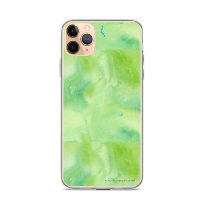 Custom Olympic National Park Map Phone Case in Watercolor