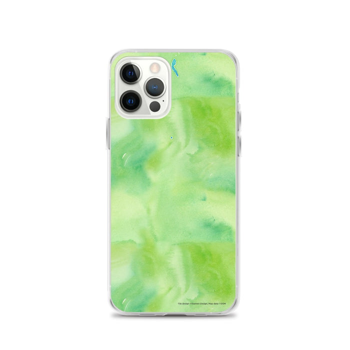 Custom Olympic National Park Map iPhone 12 Pro Phone Case in Watercolor