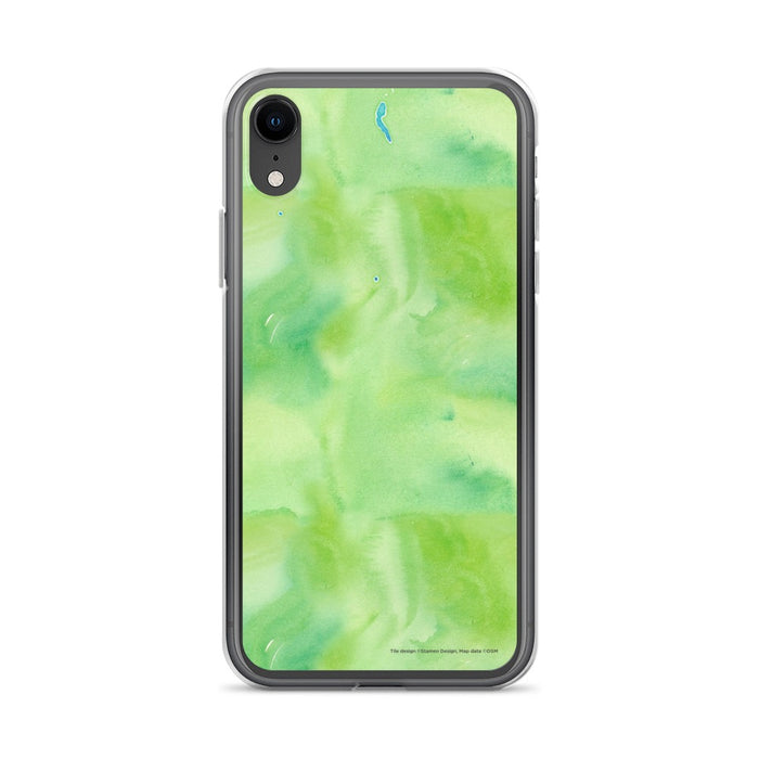 Custom Olympic National Park Map Phone Case in Watercolor