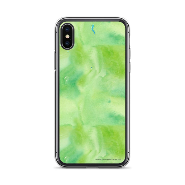 Custom Olympic National Park Map Phone Case in Watercolor