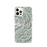 Custom Olympic National Park Map iPhone 12 Pro Phone Case in Woodblock