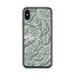 Custom Olympic National Park Map Phone Case in Woodblock