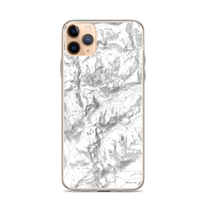 Custom Olympic Valley California Map Phone Case in Classic