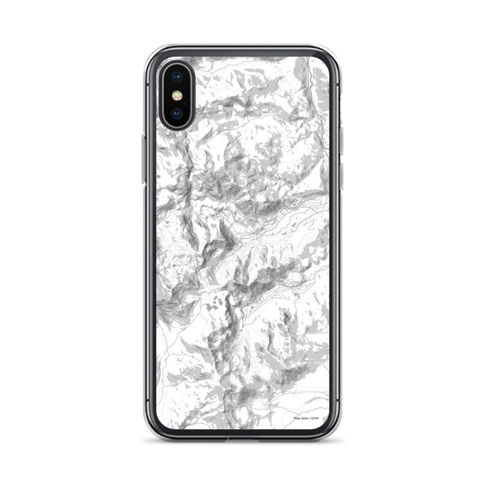 Custom Olympic Valley California Map Phone Case in Classic