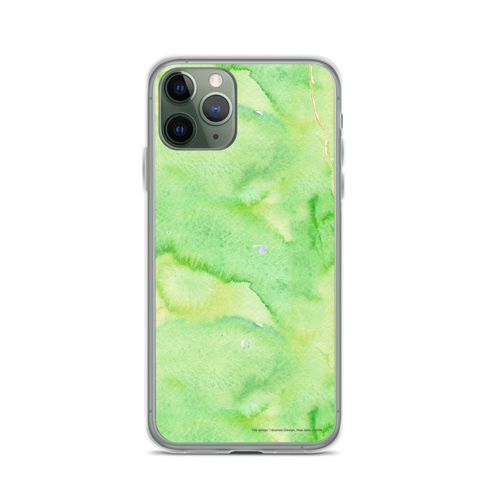 Custom Olympic Valley California Map Phone Case in Watercolor