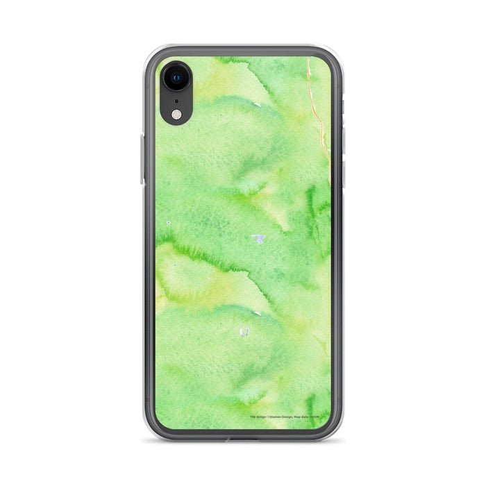 Custom Olympic Valley California Map Phone Case in Watercolor