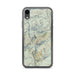 Custom Olympic Valley California Map Phone Case in Woodblock