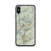 Custom Olympic Valley California Map Phone Case in Woodblock