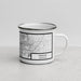 Right View Custom Omaha Nebraska Map Enamel Mug in Classic