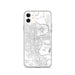 Custom Omaha Nebraska Map Phone Case in Classic
