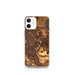 Custom Omaha Nebraska Map iPhone 12 mini Phone Case in Ember