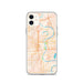Custom Omaha Nebraska Map Phone Case in Watercolor